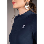 HKM Chemise Arezzo Soft Longues Manches Bleu Foncé HKM Chemise Arezzo Soft Longues Manches Bleu Foncé