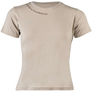 Lauria Garrelli T-Shirt Limone Gris/Beige Lauria Garrelli T-Shirt Limone Gris/Beige