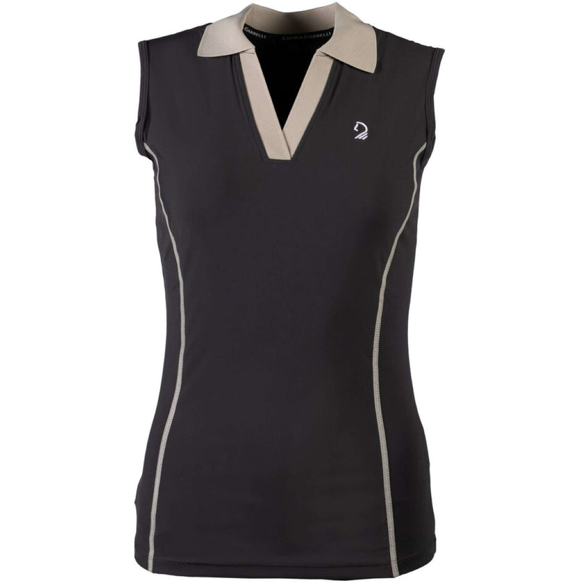 Lauria Garrelli Polo Limone Sans Manche Noir Lauria Garrelli Polo Limone Sans Manche Noir