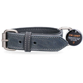 Spotted Pro! Collier pour Chien Cuir Gris Spotted Pro! Collier pour Chien Cuir Gris