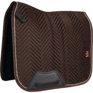 HORKA Tapis de Selle Velvet Dressage Chocolat foncé HORKA Tapis de Selle Velvet Dressage Chocolat foncé