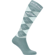 HV Polo Chaussettes d'Équitation HVPArgyle Aqua Sky HV Polo Chaussettes d'Équitation HVPArgyle Aqua Sky