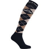 HV Polo Chaussettes d'Équitation HVPArgyle Marin HV Polo Chaussettes d'Équitation HVPArgyle Marin