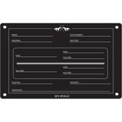 HV Polo Plaque de Box HVPPolo Allemand Noir HV Polo Plaque de Box HVPPolo Allemand Noir