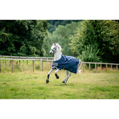 Amigo Turnout Medium Bravo 12 250g Navy/Titanium Grey Amigo Turnout Medium Bravo 12 250g Navy/Titanium Grey