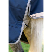 Amigo Chemise Turnout 1200D Pony 50g Marine/Gris Titane/Argent Amigo Chemise Turnout 1200D Pony 50g Marine/Gris Titane/Argent