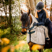 Amigo Couverture Anti-Mouches pour Monter Chalk/Navy Amigo Couverture Anti-Mouches pour Monter Chalk/Navy