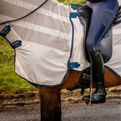 Amigo Couverture Anti-Mouches pour Monter Chalk/Navy Amigo Couverture Anti-Mouches pour Monter Chalk/Navy