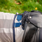 Amigo Couverture Anti-Mouches pour Monter Chalk/Navy Amigo Couverture Anti-Mouches pour Monter Chalk/Navy