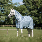 Amigo Couverture Anti-Mouches Plus Pony Heather Blue/Blue/Silver Amigo Couverture Anti-Mouches Plus Pony Heather Blue/Blue/Silver