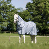 Amigo Couverture Anti-Mouches Plus Pony Heather Blue/Blue/Silver Amigo Couverture Anti-Mouches Plus Pony Heather Blue/Blue/Silver
