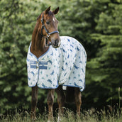 Amigo Couverture Anti-Mouches Dragonfly Print/Silver/Blue/Sage Amigo Couverture Anti-Mouches Dragonfly Print/Silver/Blue/Sage