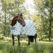 Amigo Couverture Anti-Mouches XL Plus Dragonfly Print/Silver/Blue/Sage Amigo Couverture Anti-Mouches XL Plus Dragonfly Print/Silver/Blue/Sage