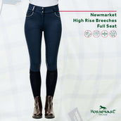 Horseware Pantalon d'Équitation Newmarket High Rise Full Seat Marine Horseware Pantalon d'Équitation Newmarket High Rise Full Seat Marine