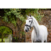 Horseware Bride Pony Diamante Flash Noir/Rose Horseware Bride Pony Diamante Flash Noir/Rose