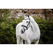 Horseware Bride Pony Diamante Flash Noir/Rose Horseware Bride Pony Diamante Flash Noir/Rose