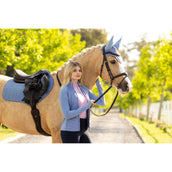 LeMieux Tapis de Selle Suede Close Contact Square de Saut Powder Blue LeMieux Tapis de Selle Suede Close Contact Square de Saut Powder Blue