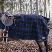 Kentucky Couvre-reins Carré Heavy Fleece Bleu foncé Kentucky Couvre-reins Carré Heavy Fleece Bleu foncé