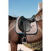 Kentucky Horsewear Tapis de Selle Pied-de-Poule Dressage Bordeaux/Marine Kentucky Horsewear Tapis de Selle Pied-de-Poule Dressage Bordeaux/Marine