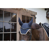 Kentucky Horsewear Bonnet Anti-Mouches Wellington Softshell Marin/Beige Kentucky Horsewear Bonnet Anti-Mouches Wellington Softshell Marin/Beige