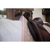 Kentucky Horsewear Tapis de Selle Softshell Onion Quilt de Saut Beige/Vieux Rose Kentucky Horsewear Tapis de Selle Softshell Onion Quilt de Saut Beige/Vieux Rose