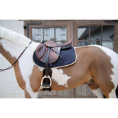 Kentucky Horsewear Tapis de Selle Softshell Onion Quilt de Saut Marin/Beige Kentucky Horsewear Tapis de Selle Softshell Onion Quilt de Saut Marin/Beige