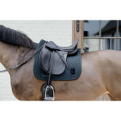 Kentucky Tapis de Selle Plaited 3D Logo Dressage Pine Green Kentucky Tapis de Selle Plaited 3D Logo Dressage Pine Green