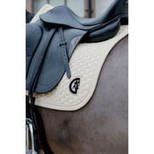 Kentucky Tapis de Selle Plaited 3D Logo Dressage Beige Kentucky Tapis de Selle Plaited 3D Logo Dressage Beige