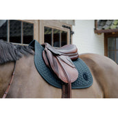 Kentucky Tapis de Selle Plaited 3D Logo de Saut Pine Green Kentucky Tapis de Selle Plaited 3D Logo de Saut Pine Green