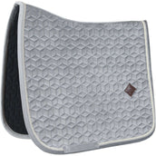Kentucky Tapis de Selle Basic Velvet Dressage Gris Kentucky Tapis de Selle Basic Velvet Dressage Gris