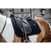 Kentucky Tapis de Selle velours Pearls Dressage Noir Kentucky Tapis de Selle velours Pearls Dressage Noir