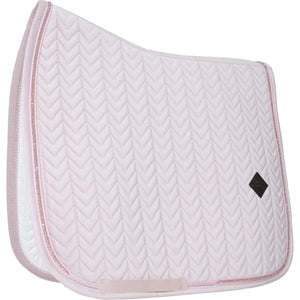 Kentucky Tapis de Selle velours Pearls Dressage Soft Rose Kentucky Tapis de Selle velours Pearls Dressage Soft Rose
