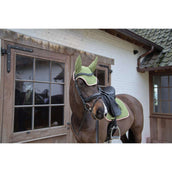 Kentucky Horsewear Bonnet Anti-Mouches Wellington Softshell Kaki/Vieux Rose Kentucky Horsewear Bonnet Anti-Mouches Wellington Softshell Kaki/Vieux Rose