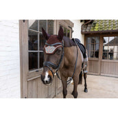 Kentucky Bonnet Anti-Mouches Wellington Velvet Pied De Poule Marron Kentucky Bonnet Anti-Mouches Wellington Velvet Pied De Poule Marron