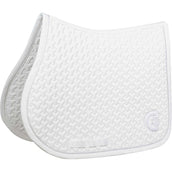 Kentucky Tapis de Selle Plaited 3D Logo de Saut Blanc Kentucky Tapis de Selle Plaited 3D Logo de Saut Blanc