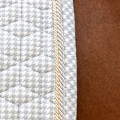 Kentucky Tapis de Selle Velvet Pied de Poule de Saut Gris/Blanc Kentucky Tapis de Selle Velvet Pied de Poule de Saut Gris/Blanc