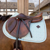 Kentucky Tapis de Selle Velvet Flags de Saut Bleu clair Kentucky Tapis de Selle Velvet Flags de Saut Bleu clair