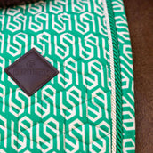 Kentucky Tapis de Selle Velvet Maze Cipher de Saut Blanc/Vert Kentucky Tapis de Selle Velvet Maze Cipher de Saut Blanc/Vert
