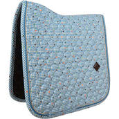 Kentucky Tapis de Selle Velvet Pied De Poule Dressage Marin Kentucky Tapis de Selle Velvet Pied De Poule Dressage Marin