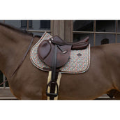 Kentucky Tapis de Selle Velvet Pied De Poule de Saut Marron Kentucky Tapis de Selle Velvet Pied De Poule de Saut Marron