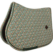 Kentucky Tapis de Selle Velvet Pied De Poule de Saut Vert foncé Kentucky Tapis de Selle Velvet Pied De Poule de Saut Vert foncé