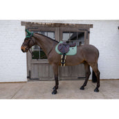 Kentucky Tapis de Selle Velvet Pied De Poule de Saut Vert foncé Kentucky Tapis de Selle Velvet Pied De Poule de Saut Vert foncé
