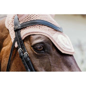 Kentucky Horsewear Bonnet Anti-Mouches Wellington 3D Logo Rose Vieux Kentucky Horsewear Bonnet Anti-Mouches Wellington 3D Logo Rose Vieux