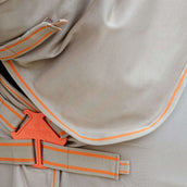 Kentucky Horsewear Couverture Anti-Mouches Comfort Mesh Beige/Orange Kentucky Horsewear Couverture Anti-Mouches Comfort Mesh Beige/Orange