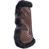 Kentucky Horsewear Protèges-Tendons Bamboo Elastic Vegan Sheepskin Marron/Noir Kentucky Horsewear Protèges-Tendons Bamboo Elastic Vegan Sheepskin Marron/Noir
