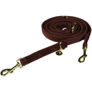 Kentucky Laisse pour Chien velours Bordeaux Kentucky Laisse pour Chien velours Bordeaux