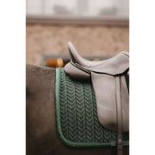 Kentucky Tapis de Selle velours Pearls Dressage Pine Green Kentucky Tapis de Selle velours Pearls Dressage Pine Green