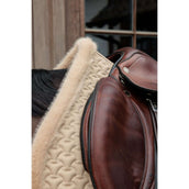 Kentucky Horsewear Tapis de Selle Fake Fur Onion Quilt de Saut Beige Kentucky Horsewear Tapis de Selle Fake Fur Onion Quilt de Saut Beige