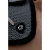 Kentucky Horsewear Tapis de Selle Fake Fur Onion Quilt de Saut Noir Kentucky Horsewear Tapis de Selle Fake Fur Onion Quilt de Saut Noir