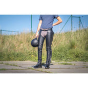 Dyon Longues Jambières en Cuir Standard Noir Dyon Longues Jambières en Cuir Standard Noir